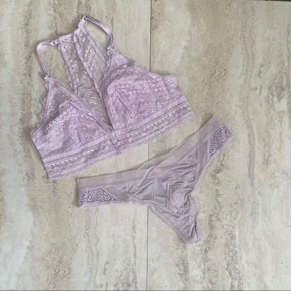 Victoria's Secret Other - ❤️Victoria Secret Lavender Bralette & Thong Set